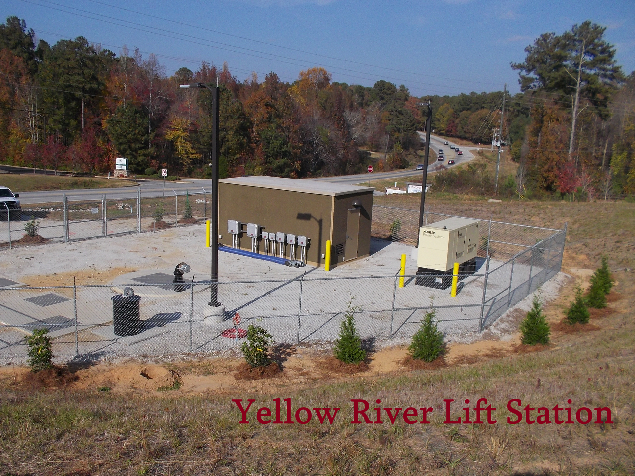 yellow river lift station scene