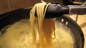 pasta cooking